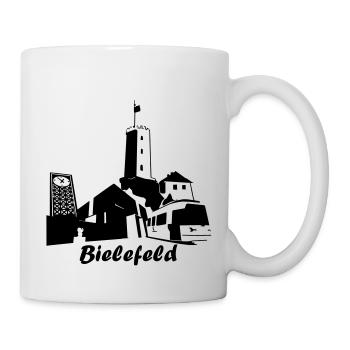 Bielefeld Skyline - Tasse - Weiß - Rechts