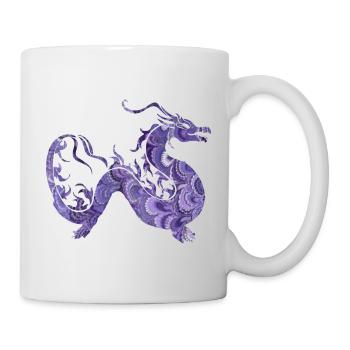 drachen e 76 - Tasse - Weiß - Rechts