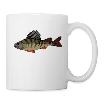 Poissons - Mug blanc - blanc - Droite