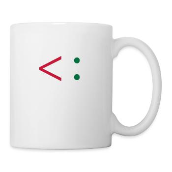 Ordinateur Santa Noël Emoticon Bart Christmas - Mug blanc - blanc - Droite