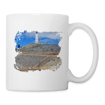 The Mont Ventoux, a must for cyclists - Mug - white - Right