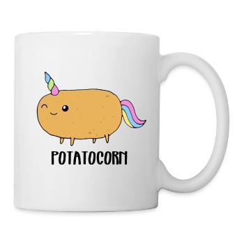 Mignonne Pomme De Terre (Pomme De Terre + Licorne) - Mug blanc - blanc - Droite
