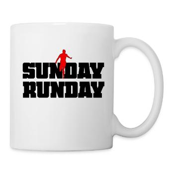Running - Mug blanc - blanc - Droite