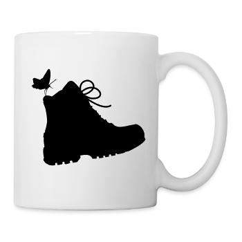 Hiking boot - Mug - white - Right