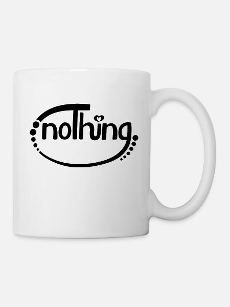 noThing - simple - Mug - white