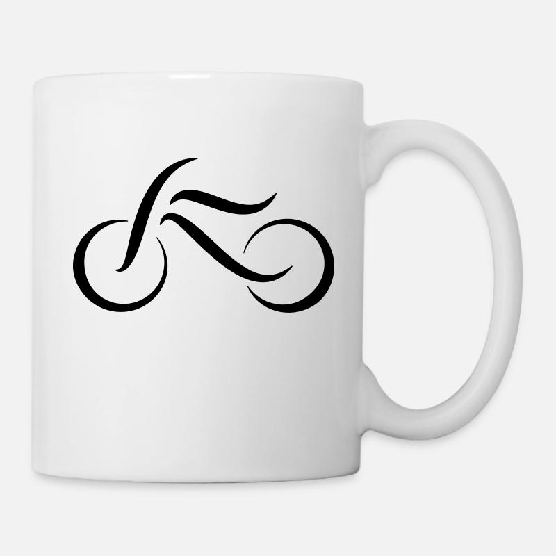 RIDE YOUR BIKE - Mug - white