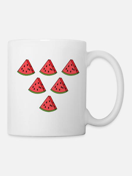 Wassermelone - Tasse - Weiß