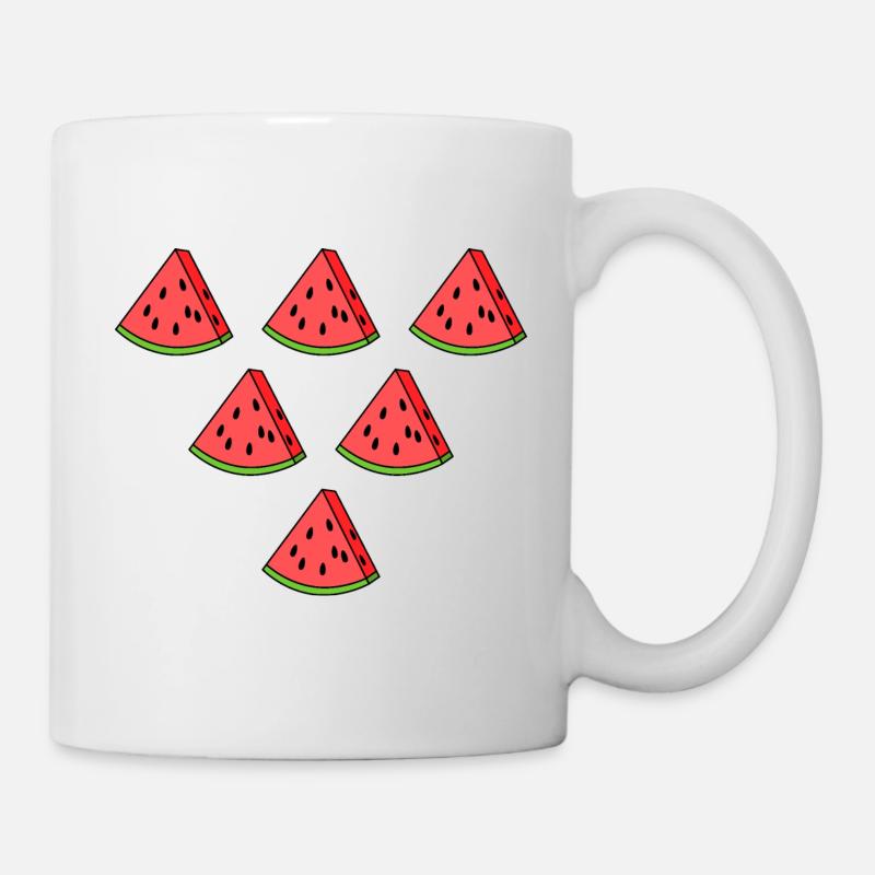 Wassermelone - Tasse - Weiß