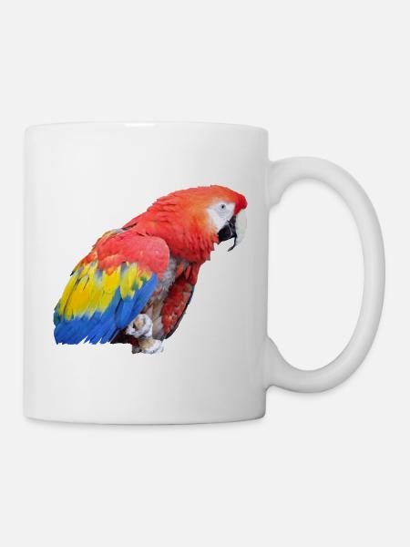 Papagei - Tasse - Weiß