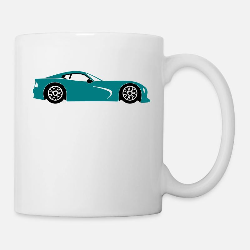 Voiture de sport - Mug blanc - blanc