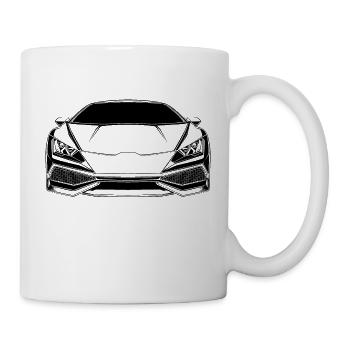 sportwagen - Tasse - Weiß - Rechts