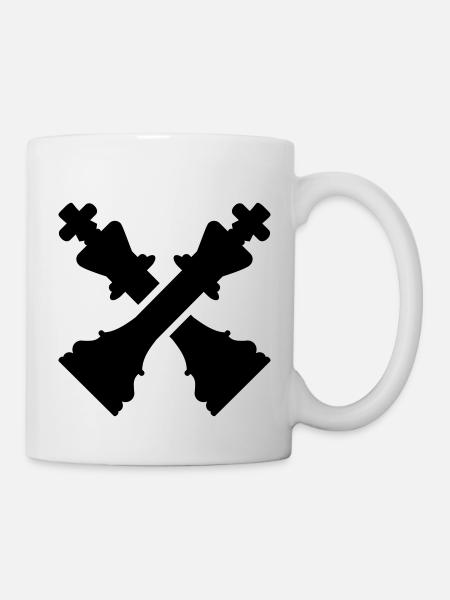 Schach - Tasse - Weiß