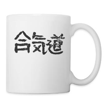 Aikido / BUDO - Tasse - Weiß - Rechts