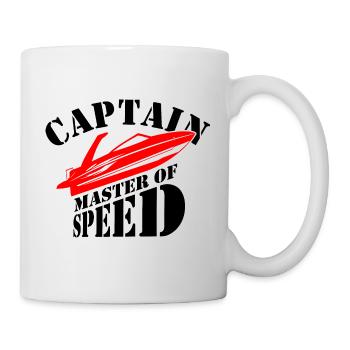 Boot Kapitän Hobby Geschenk Skipper - Tasse - Weiß - Rechts