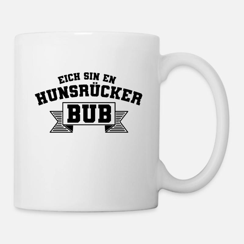 Hunsrücker BUB Geschenkidee Buckel - Tasse - Weiß