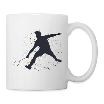 Badminton sport badminton ball game gift - Mug - white - Right