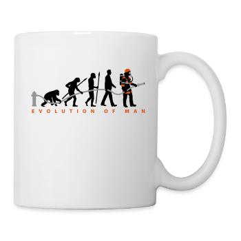 evolution_feuerwehrmann_032015_c_3c - Tasse - Weiß - Rechts