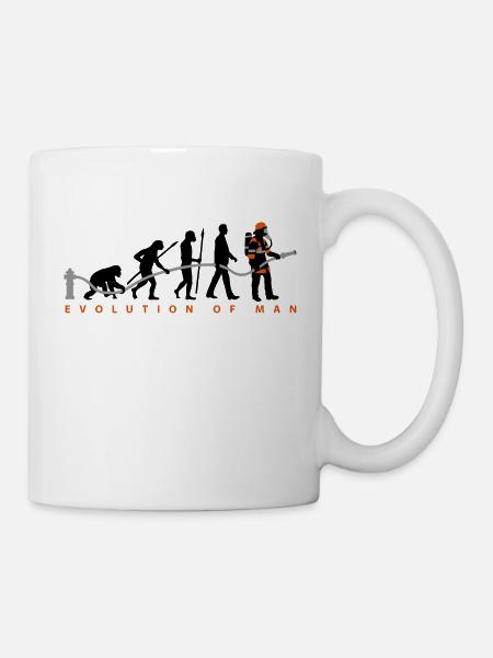 evolution_feuerwehrmann_032015_c_3c - Tasse - Weiß