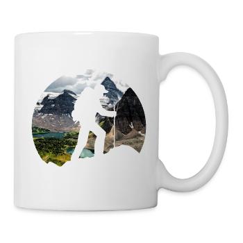 Outdoor Adventures Hiking Hiking Mountain Mountain - Mug - white - Right