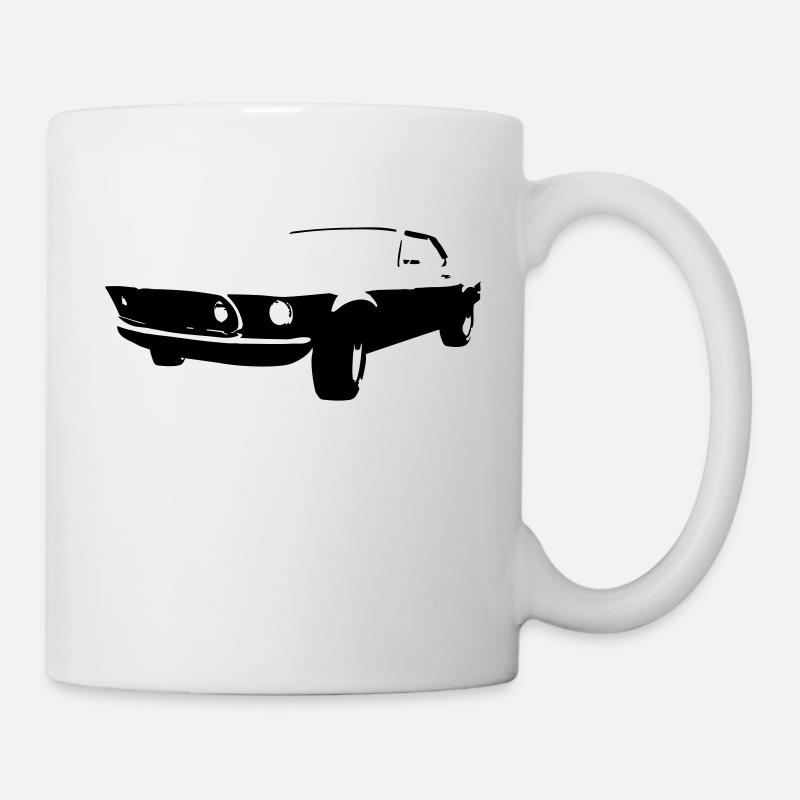 Revved Elegance: Classic Muscle unleashed - Mug - white