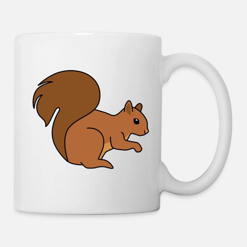Écureuil - Mug blanc - blanc