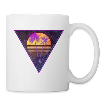 triangle black - Tasse - Weiß - Rechts