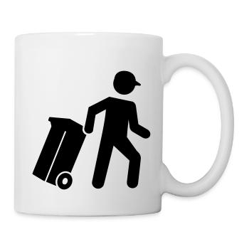 Garbage man - Mug - white - Right