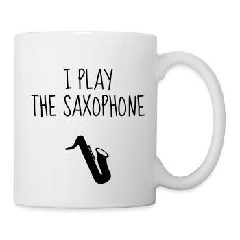Saxophone Saxophoniste Musique Musicien Concert - Mug blanc - blanc - Droite