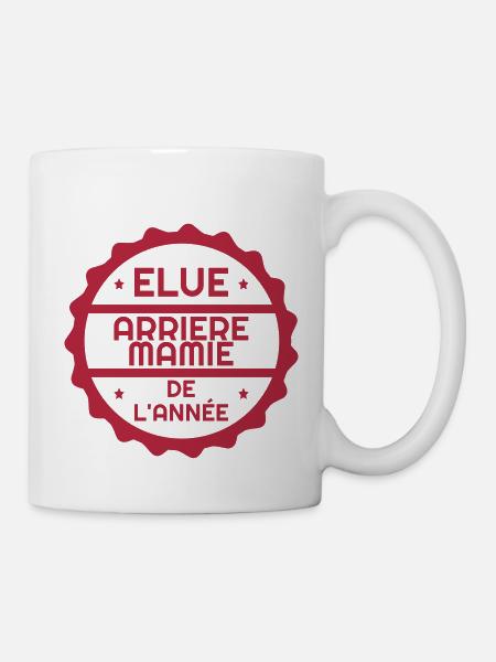 Arrière Mamie - Mamy - Grand Mère - Mémé - Mug blanc - blanc