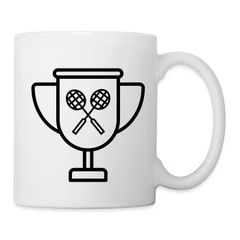 Badminton / Badminton Player / Birdie / Sport - Mug - white - Right