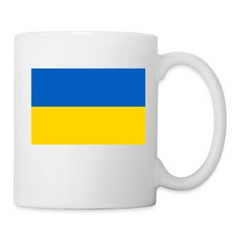 Drapeau de l’Ukraine - Mug blanc - blanc - Droite