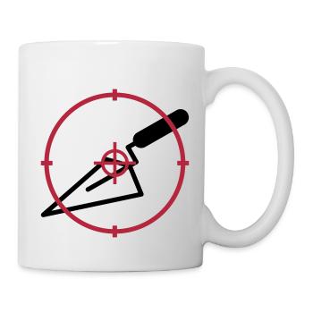 carreleur / carrelage / construction / maçon - Mug blanc - blanc - Droite