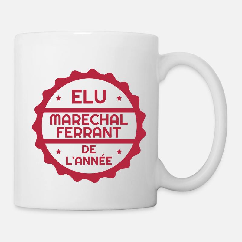 Maréchal-Ferrant / Maréchal ferrant / Métier / Job - Mug blanc - blanc
