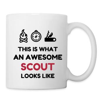 Scout / Scouting / Pfadfinder / Pfadfinderin - Tasse - Weiß - Rechts