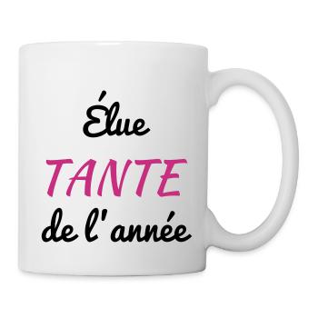 Aunt Aunty Tante Tata Baby Bébé Birth - Mug - white - Right