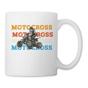 Motocross quad - Mug - white - Right