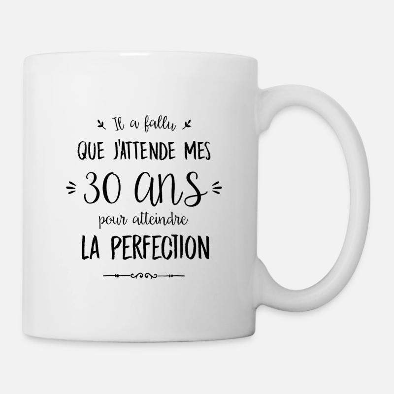 30 ans/perfection - Mug blanc - blanc