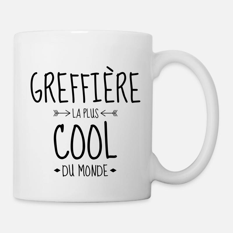 greffier / greffe / tribunal / justice / juge - Mug blanc - blanc