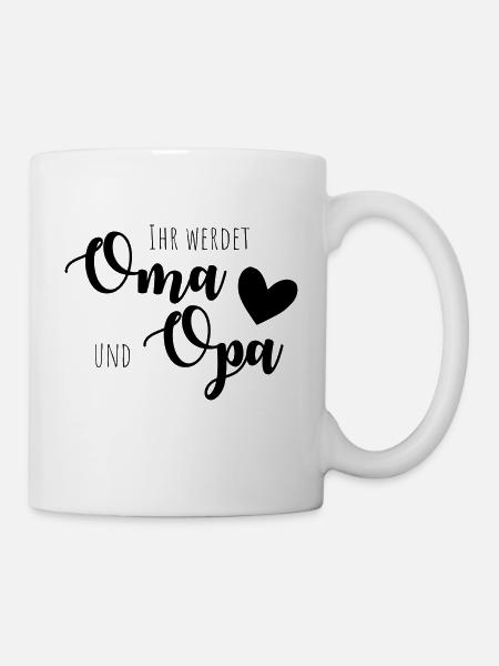 Ihr werdet Oma und Opa! - Tasse - Weiß