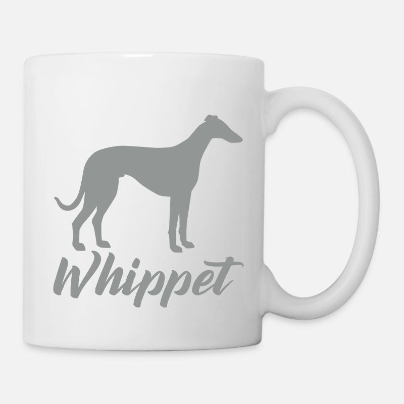 Whippet - Tasse - Weiß