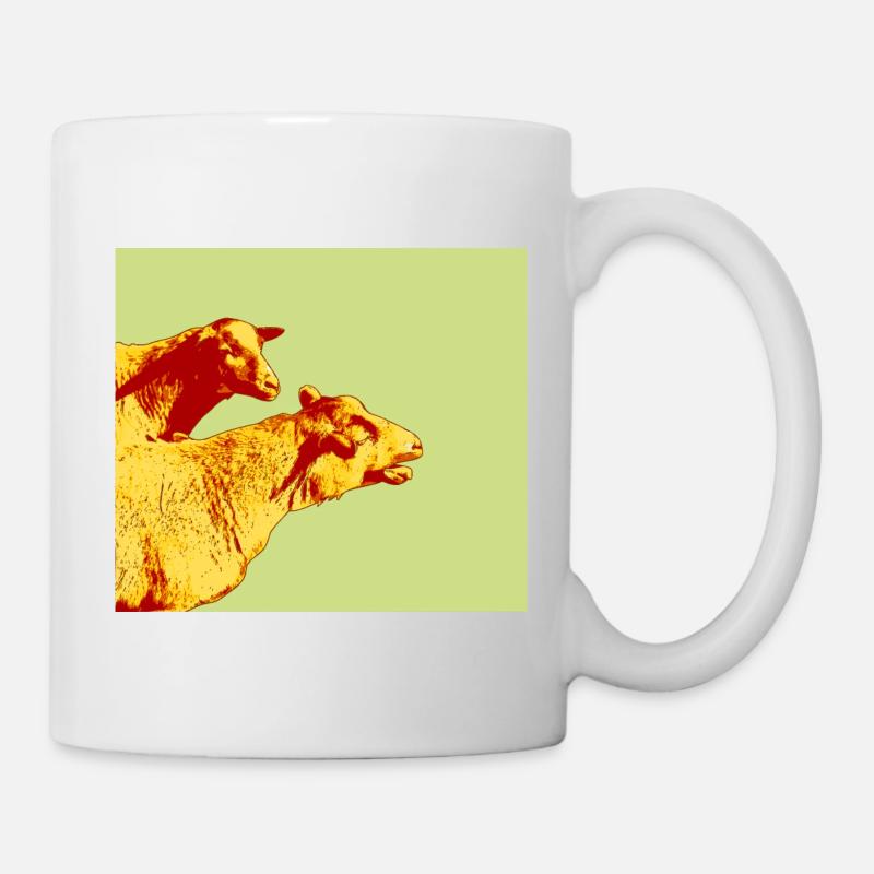 Schafe - Tasse - Weiß
