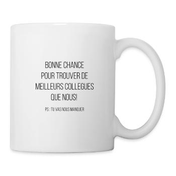 GOOD LUCK / Tshirts, clothes, gifts - Mug - white - Right