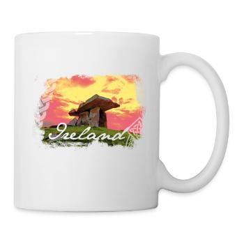 Irland Poulnabroune Dolmen - Tasse - Weiß - Rechts