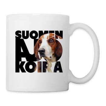Finnischer Jagdhund II - Tasse - Weiß - Rechts