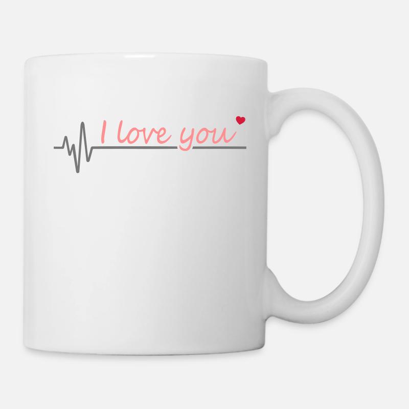Je t'aime je t'aime - Mug blanc - blanc
