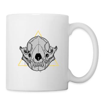 IM ABFALL VERTRAUEN WIR - Tasse - Weiß - Rechts