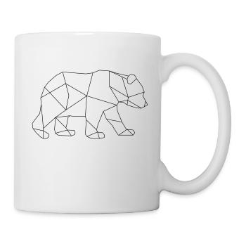 Polar Bear Polar Bear Bear Geometric Ice North Pole Arctic - Mug - white - Right