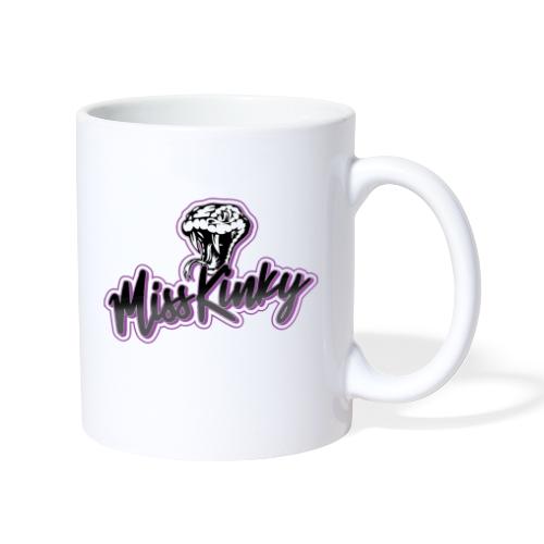 Logo Miss Kinky violet - Mug blanc