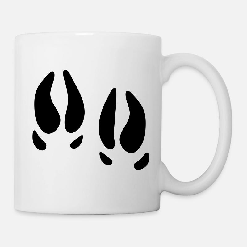 Pattes de sanglier - Mug blanc - blanc