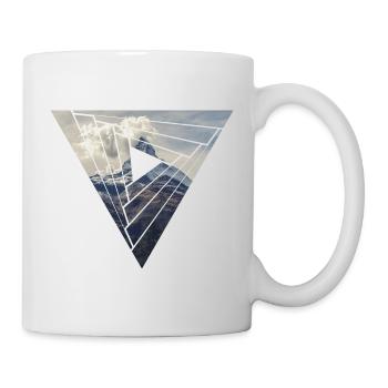 Conception du triangle Matterhorn Zermatt - Mug blanc - blanc - Droite